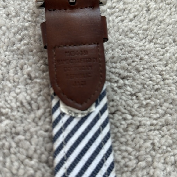 Men’s Tommy Hilfiger brown leather belt size M (34-35) - Picture 3 of 6